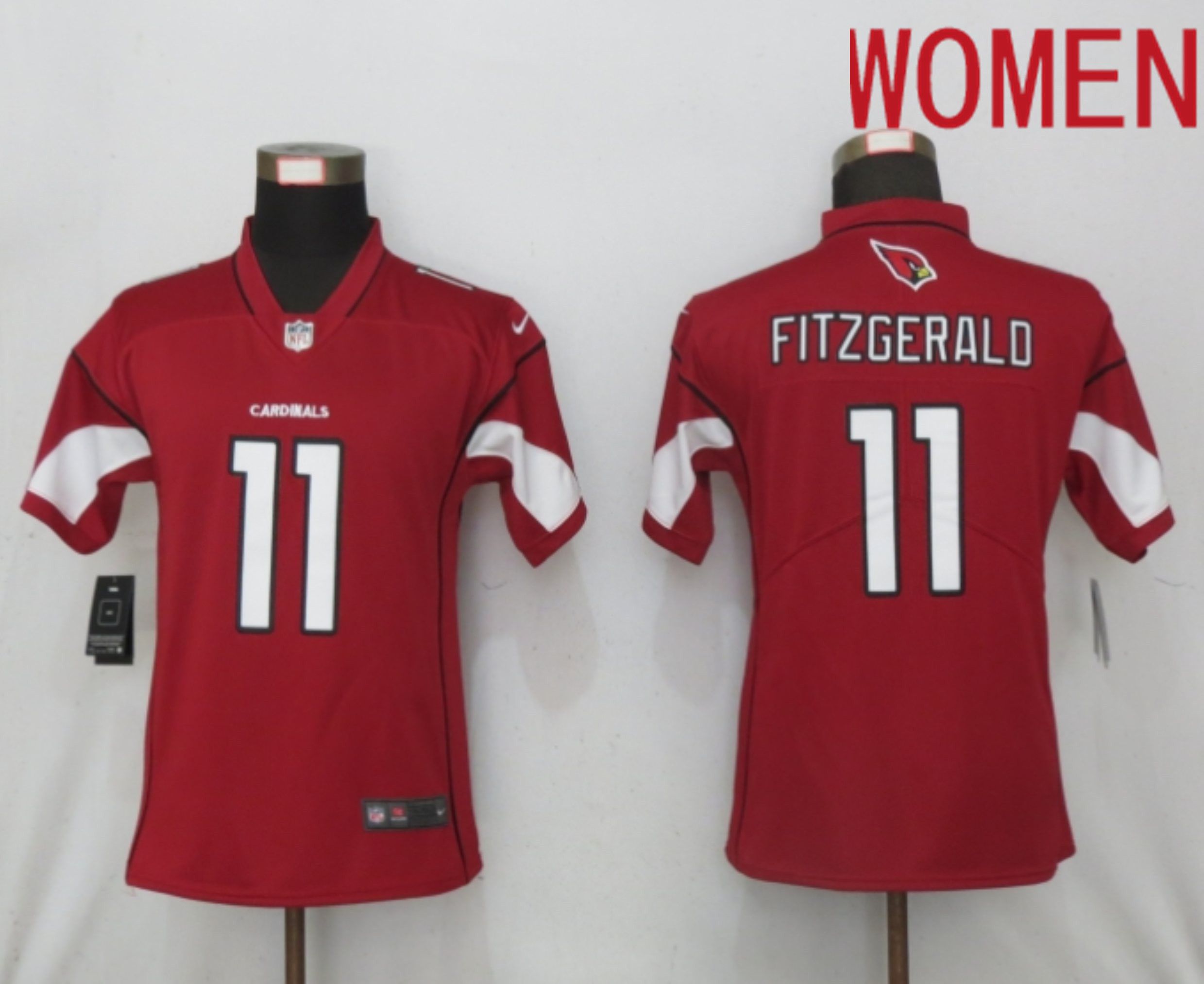 Women Arizona Cardinals #11 Fitzgerald Red 2020 Vapor Untouchable Elite Playe Nike NFL Jerseys->women nfl jersey->Women Jersey
